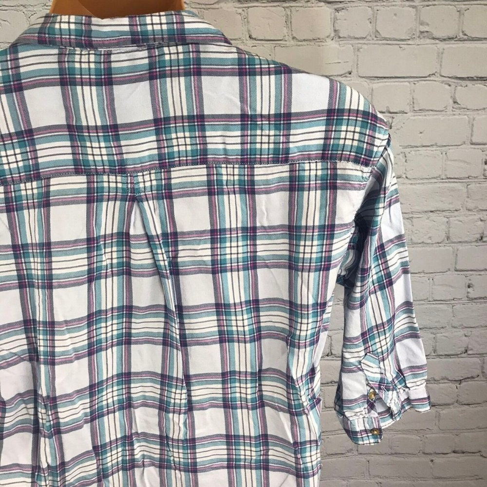 American Eagle Outfitters Plaid Button Down Shirt - Picture 5 of 8